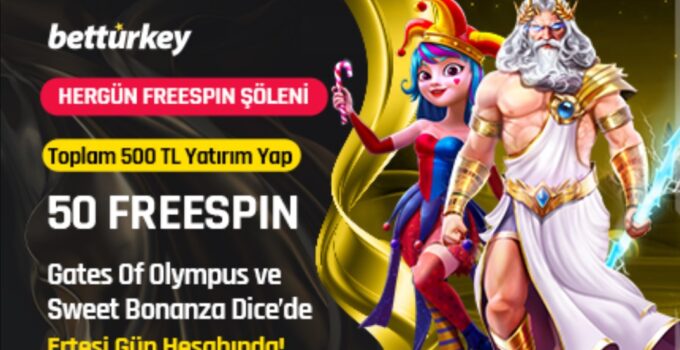 Betturkey Gates of Olympus Her Gün Freespin Şöleni