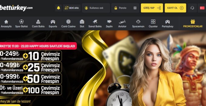 Betturkey İlk Yatırıma İlave Freespin Bonusu